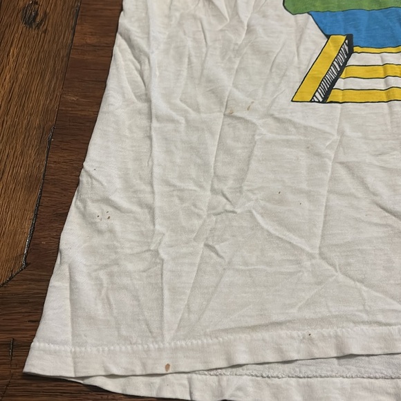 VINTAGE 1970s Walt Disney Productions Mickey and Minnie Double sided tee shirt - Picture 8 of 11